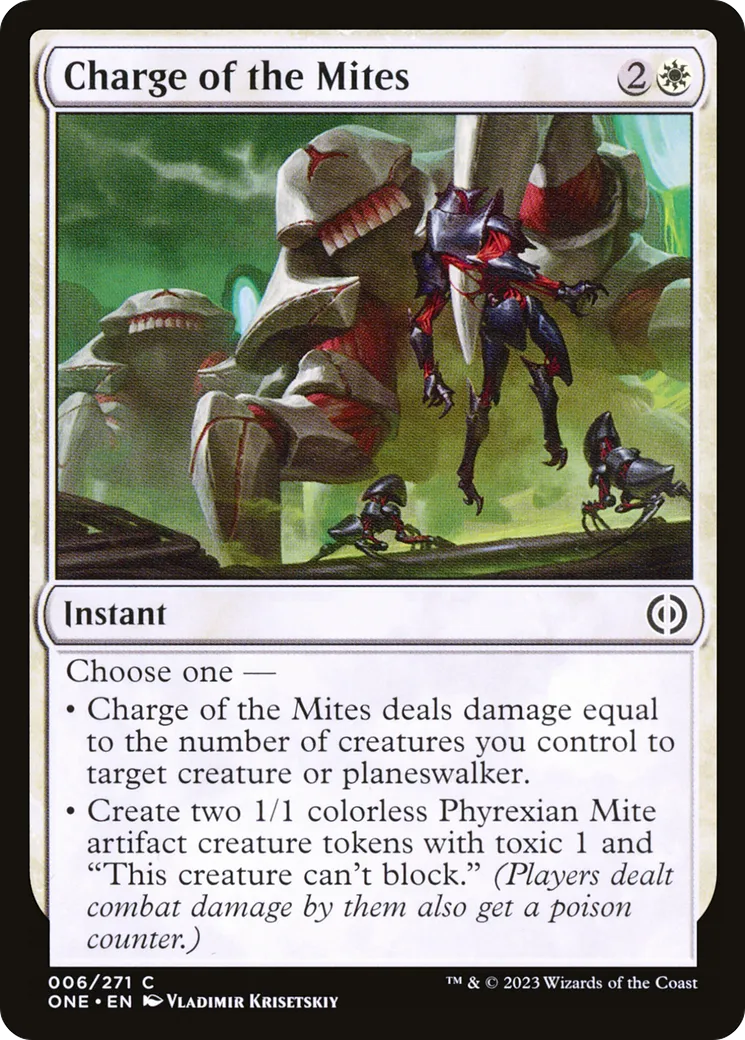 Charge des puces — Phyrexia: All Will Be One — Magic: The Gathering