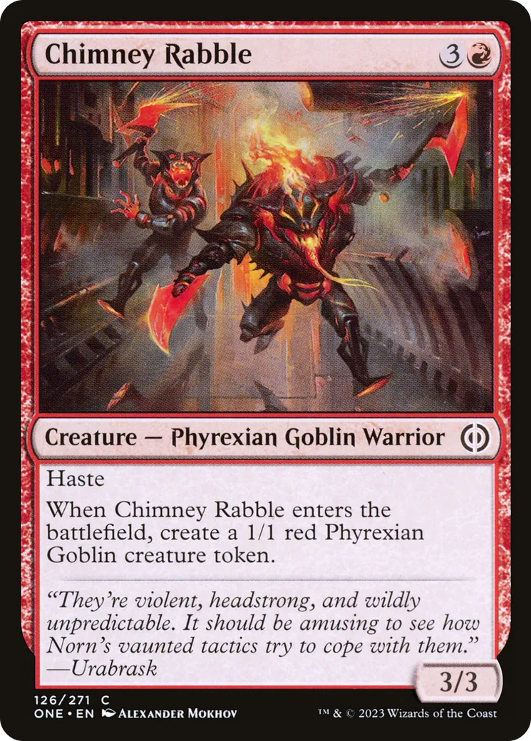 Chimney Rabble — Phyrexia: All Will Be One — Magic: The Gathering