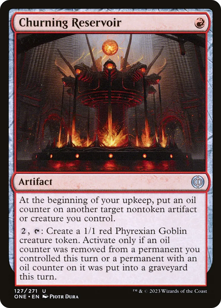 Churning Reservoir — Phyrexia: All Will Be One — Magic: The Gathering