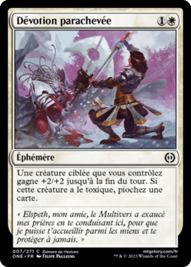 Dévotion parachevée — Phyrexia: All Will Be One — Magic: The Gathering