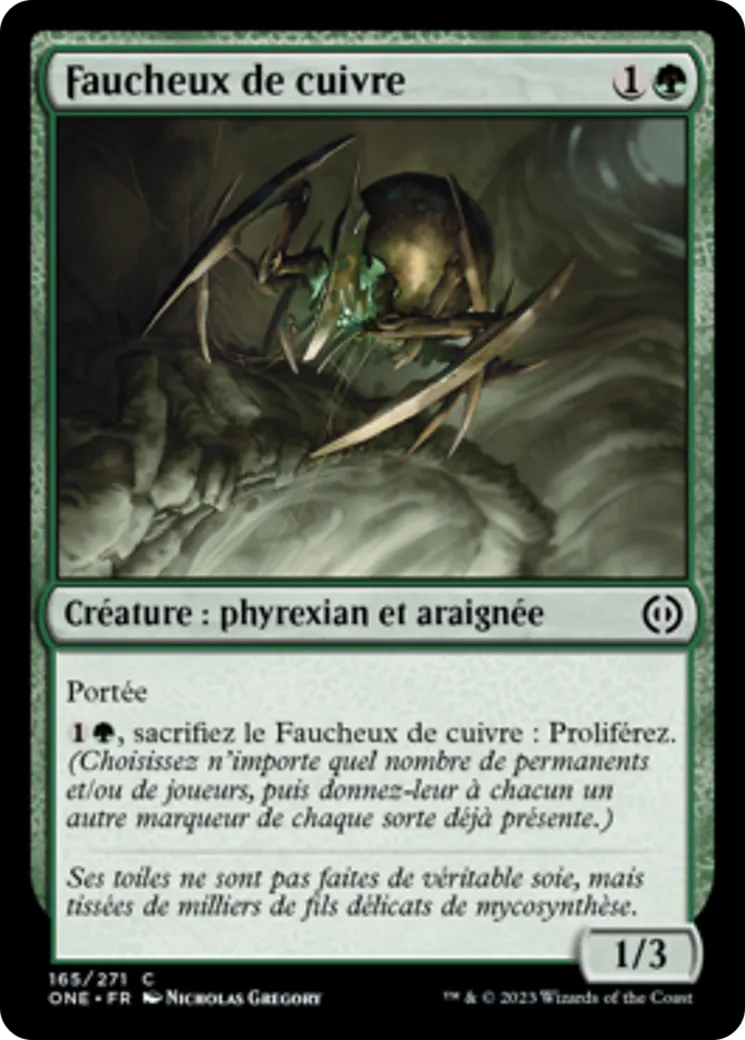 Faucheux de cuivre — Phyrexia: All Will Be One — Magic: The Gathering