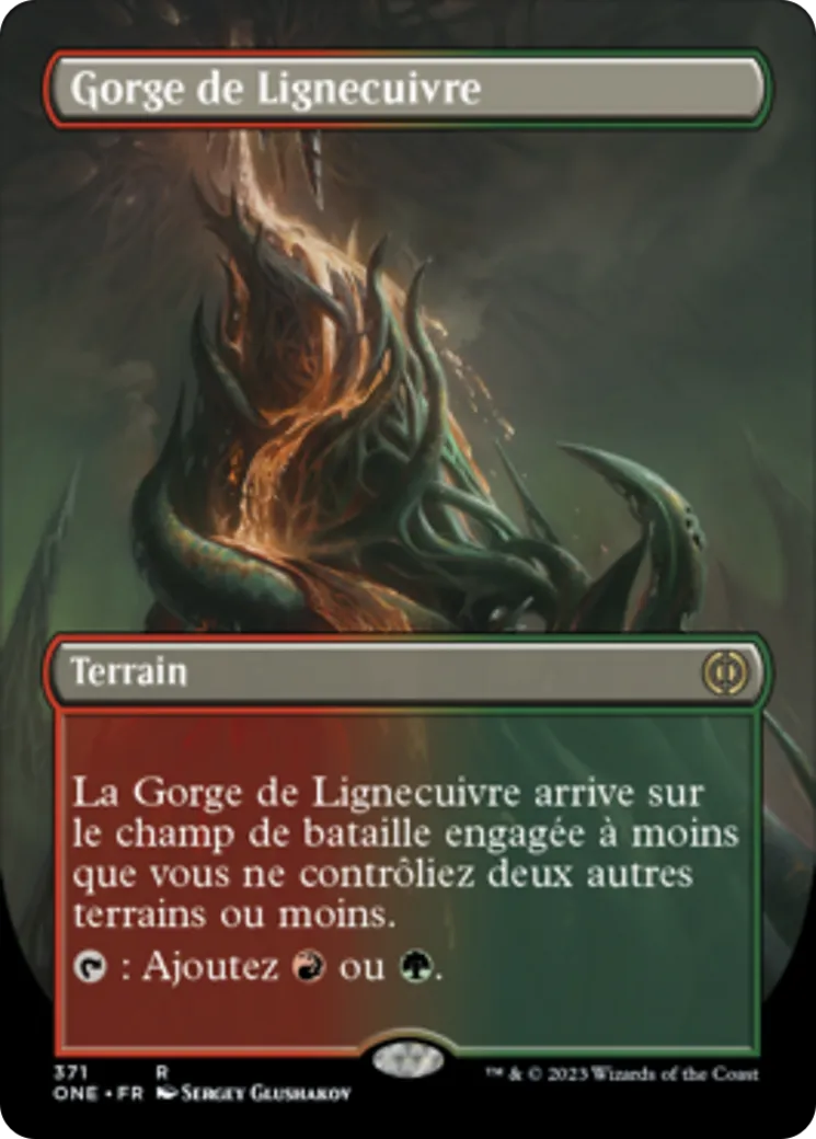 Gorge de Lignecuivre — Phyrexia: All Will Be One — Magic: The Gathering