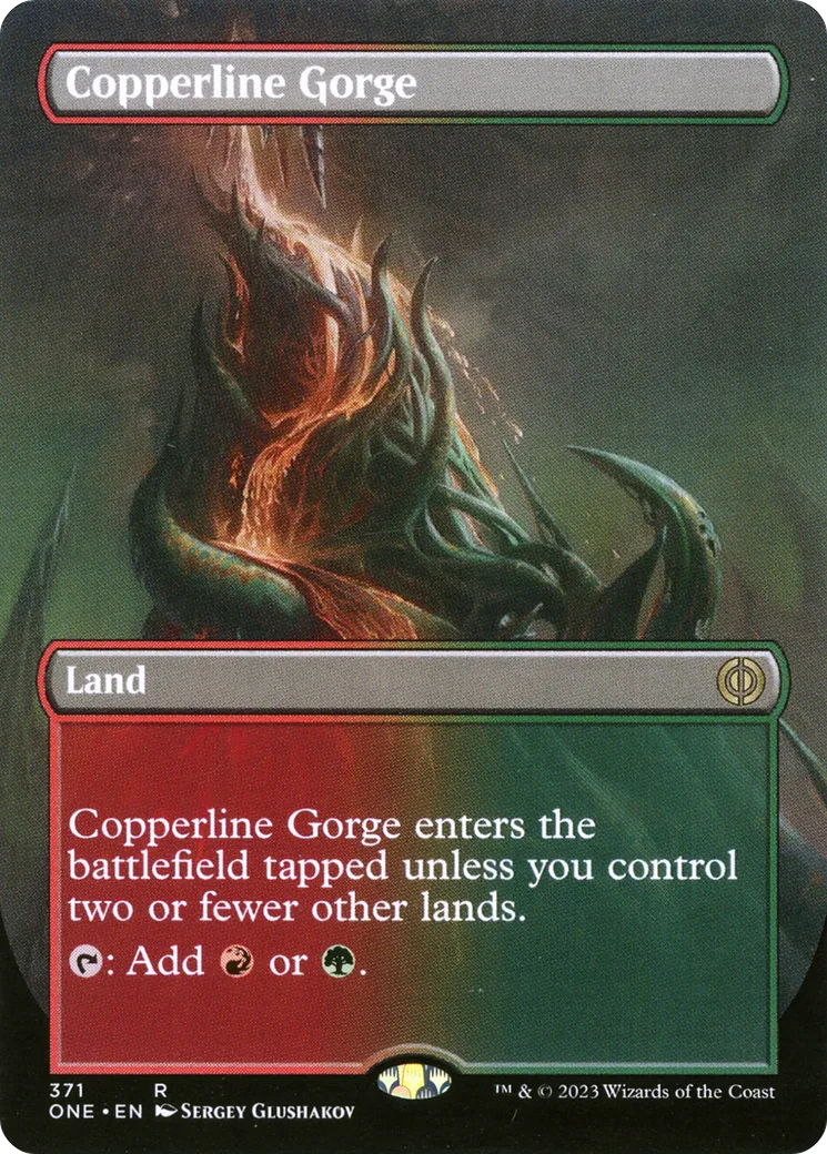 Copperline Gorge — Phyrexia: All Will Be One — Magic: The Gathering