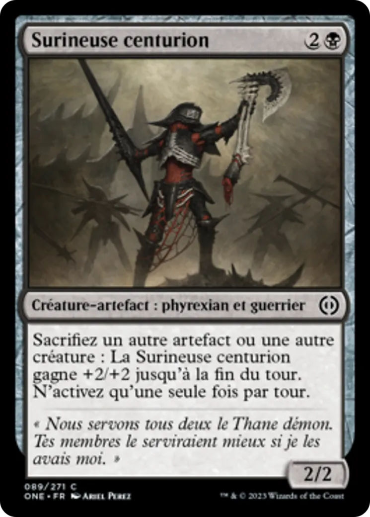 Surineuse centurion — Phyrexia: All Will Be One — Magic: The Gathering
