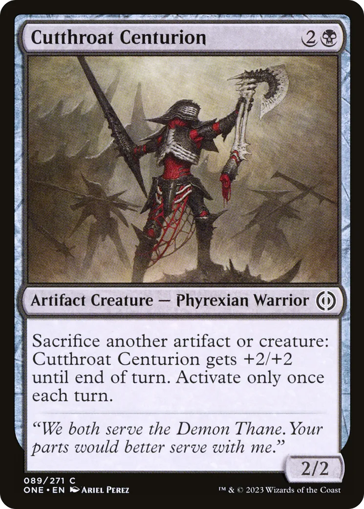 Cutthroat Centurion — Phyrexia: All Will Be One — Magic: The Gathering