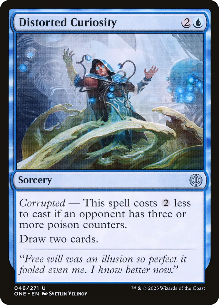 Distorted Curiosity — Phyrexia: All Will Be One — Magic: The Gathering