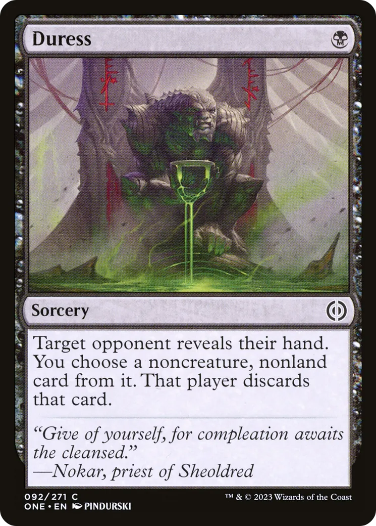 Contrainte — Phyrexia: All Will Be One — Magic: The Gathering