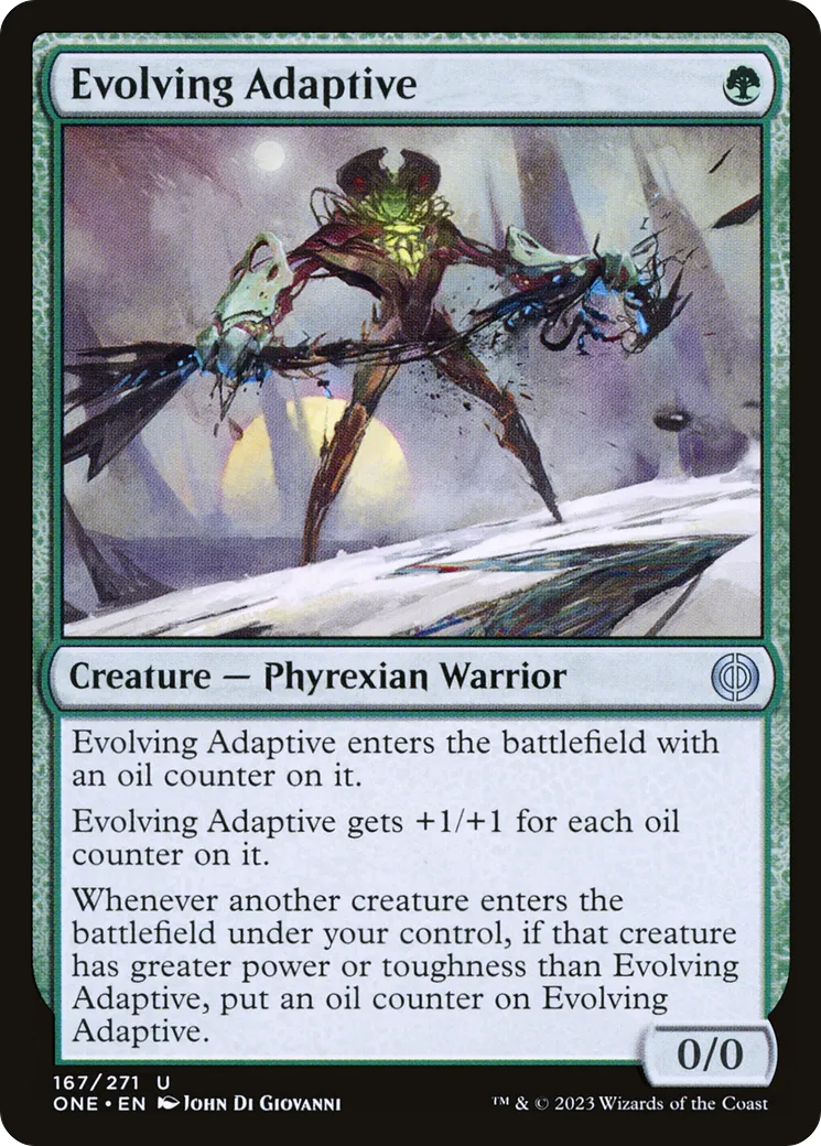 Evolving Adaptive — Phyrexia: All Will Be One — Magic: The Gathering