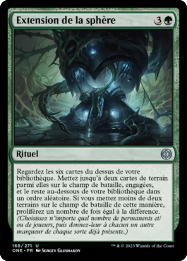 Extension de la sphère — Phyrexia: All Will Be One — Magic: The Gathering