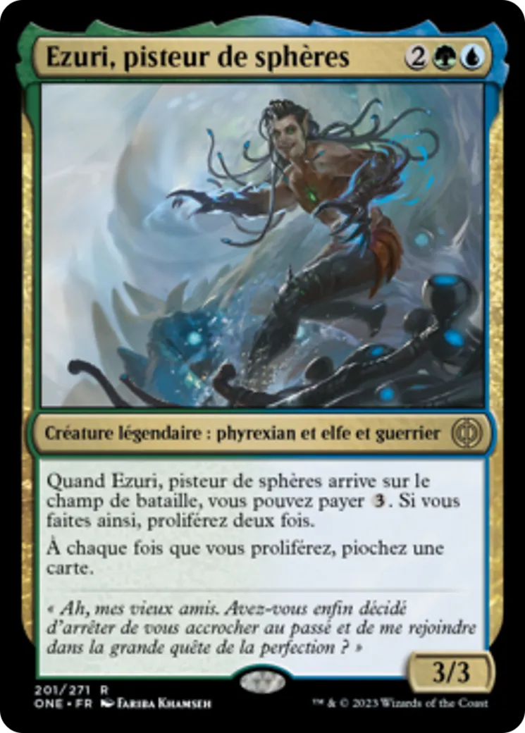 Ezuri, pisteur de sphères — Phyrexia: All Will Be One — Magic: The Gathering