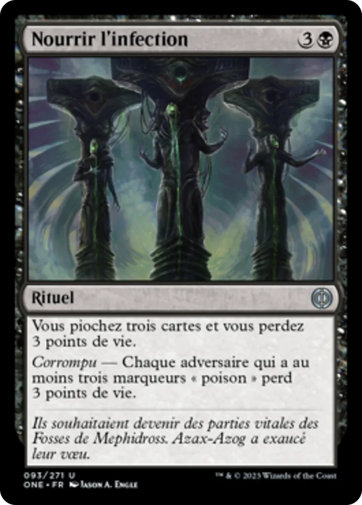 Nourrir l'infection — Phyrexia: All Will Be One — Magic: The Gathering