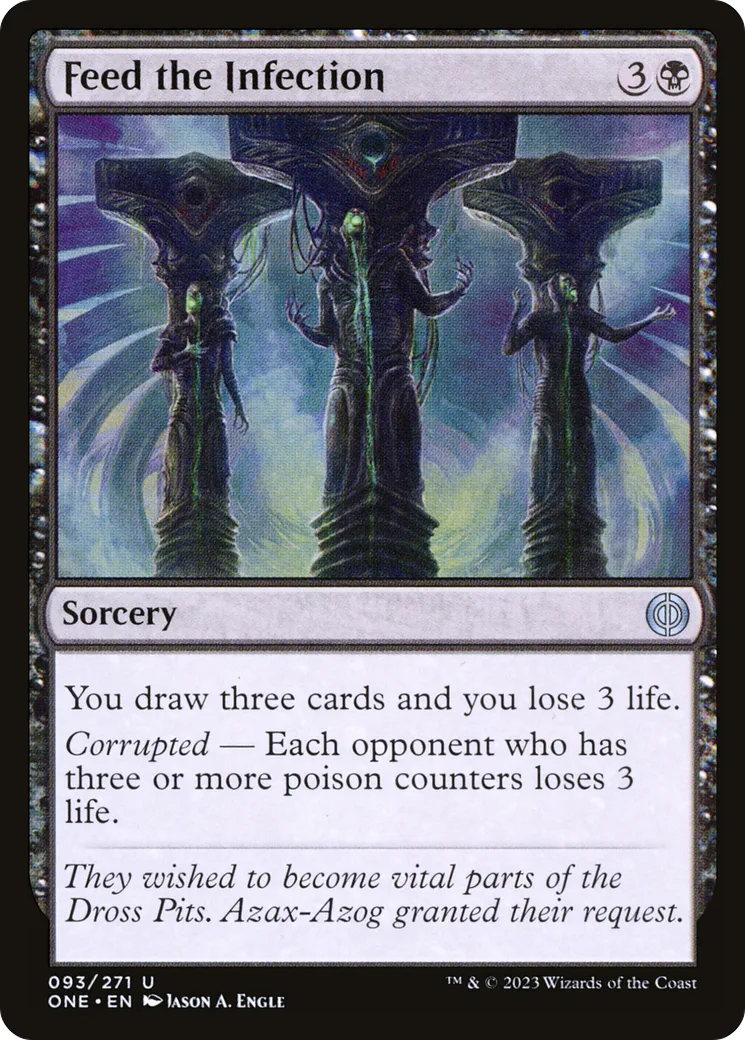 Nourrir l'infection — Phyrexia: All Will Be One — Magic: The Gathering