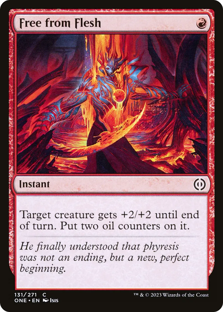 Libéré de la chair — Phyrexia: All Will Be One — Magic: The Gathering
