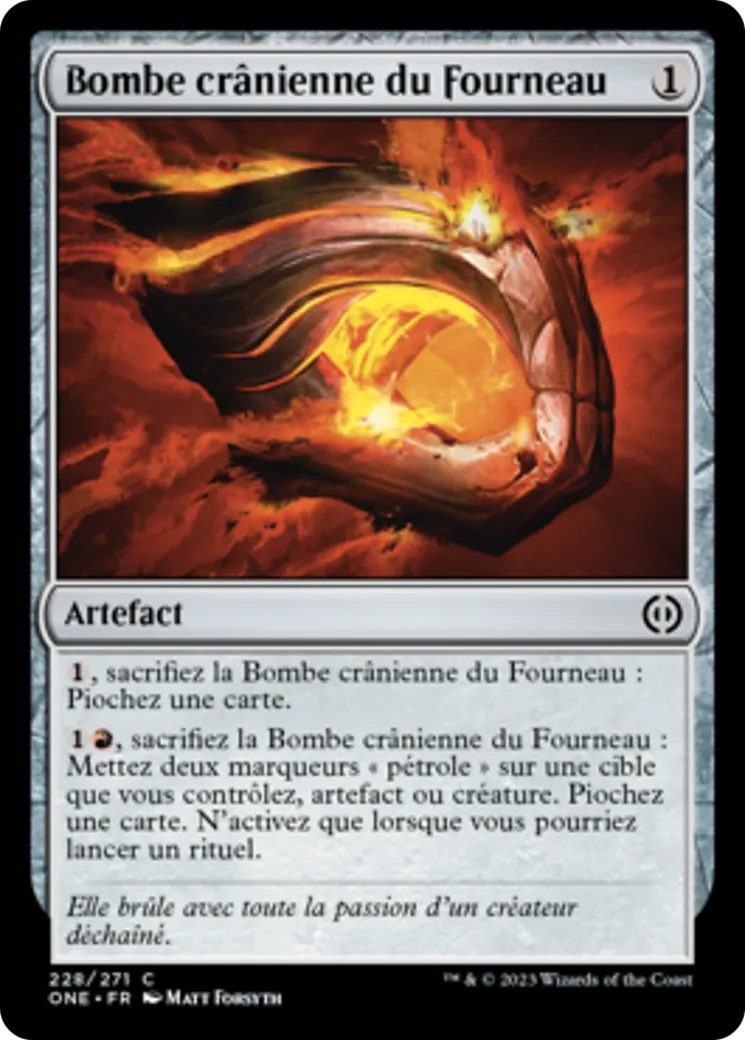 Bombe crânienne du Fourneau — Phyrexia: All Will Be One — Magic: The Gathering