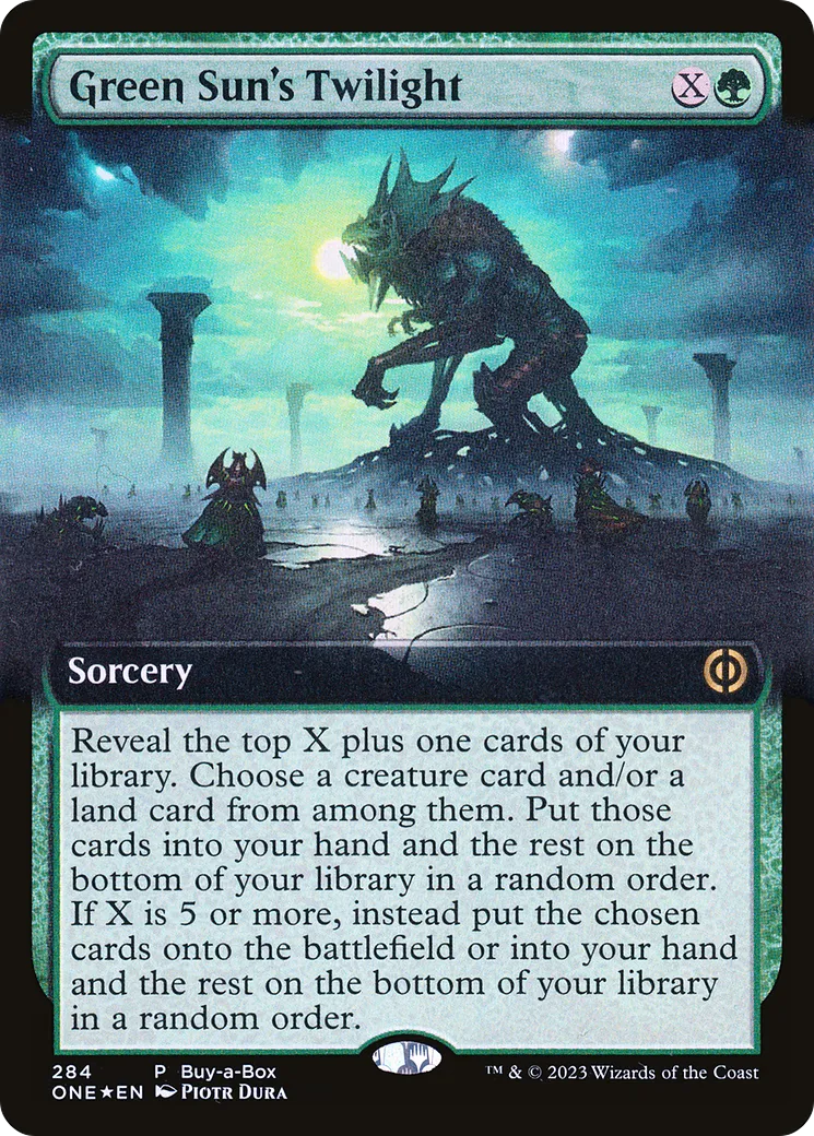 Crépuscule de Vertsoleil — Phyrexia: All Will Be One — Magic: The Gathering