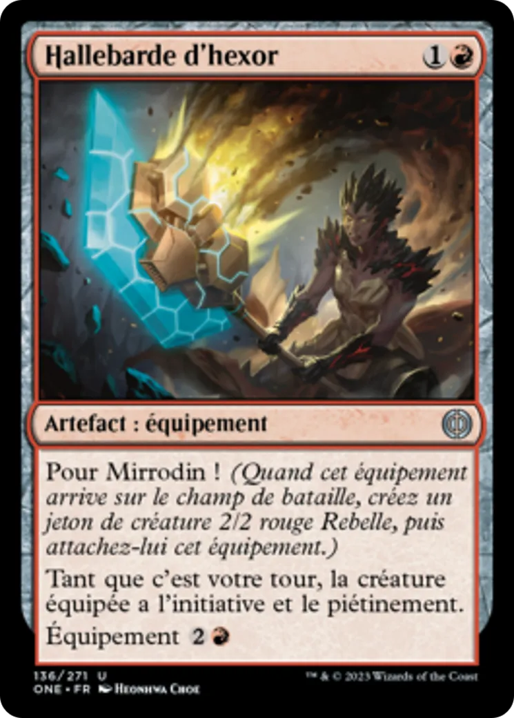 Hallebarde d'hexor — Phyrexia: All Will Be One — Magic: The Gathering