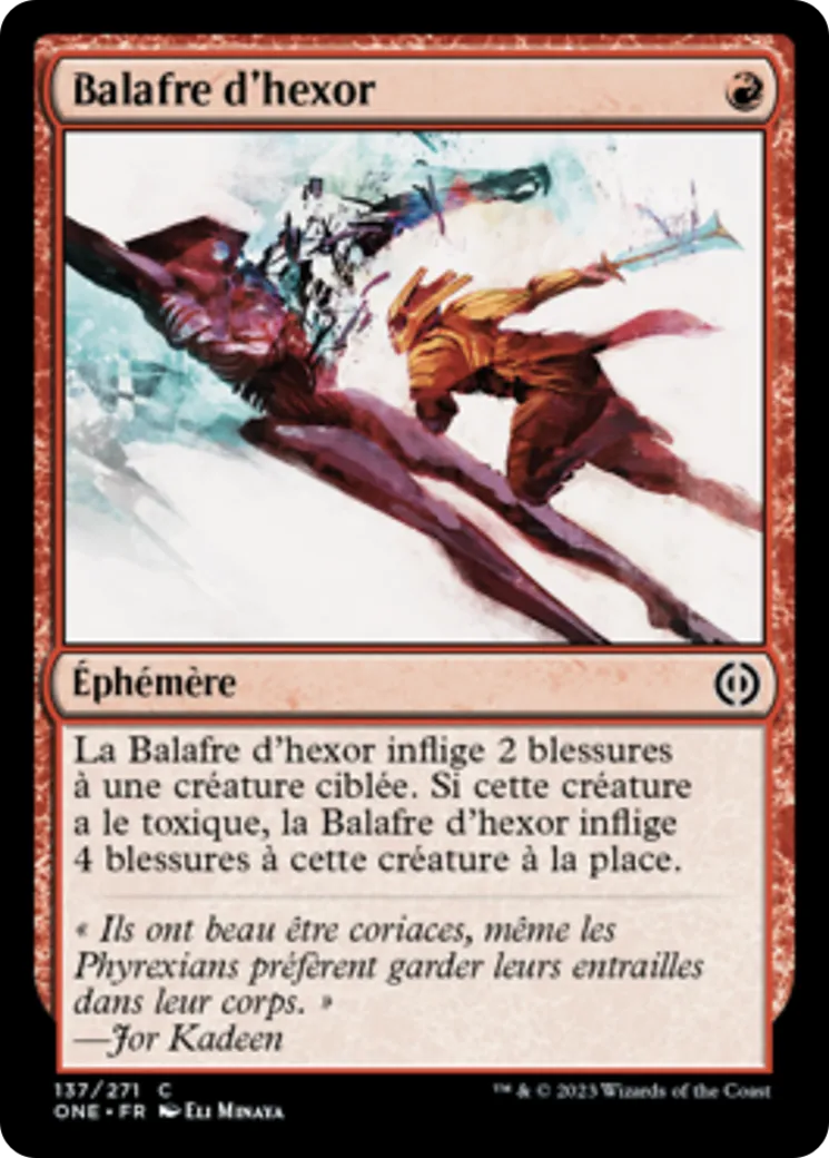 Balafre d'hexor — Phyrexia: All Will Be One — Magic: The Gathering