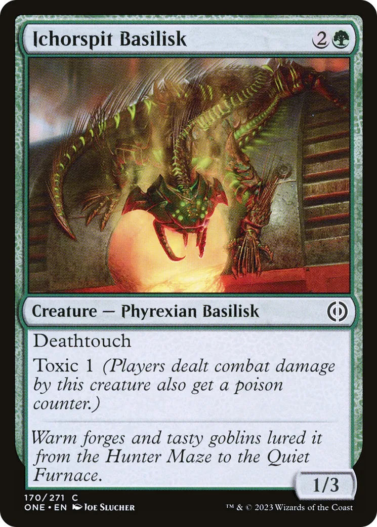 Basilic de sanie — Phyrexia: All Will Be One — Magic: The Gathering