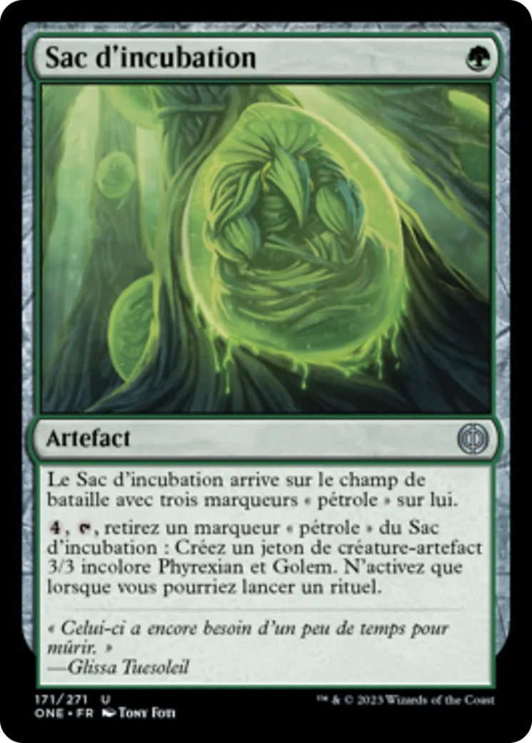 Sac d'incubation — Phyrexia: All Will Be One — Magic: The Gathering