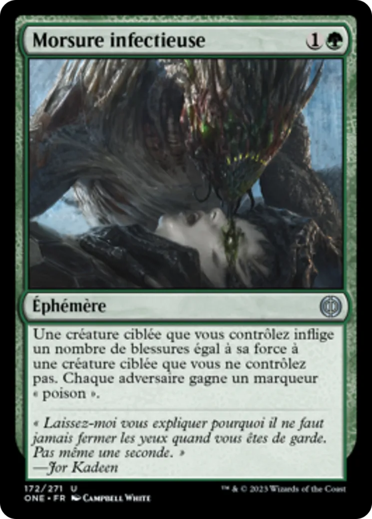 Morsure infectieuse from Phyrexia: All Will Be One - Magic: The Gathering