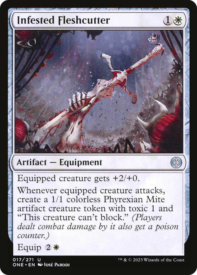 Infested Fleshcutter — Phyrexia: All Will Be One — Magic: The Gathering