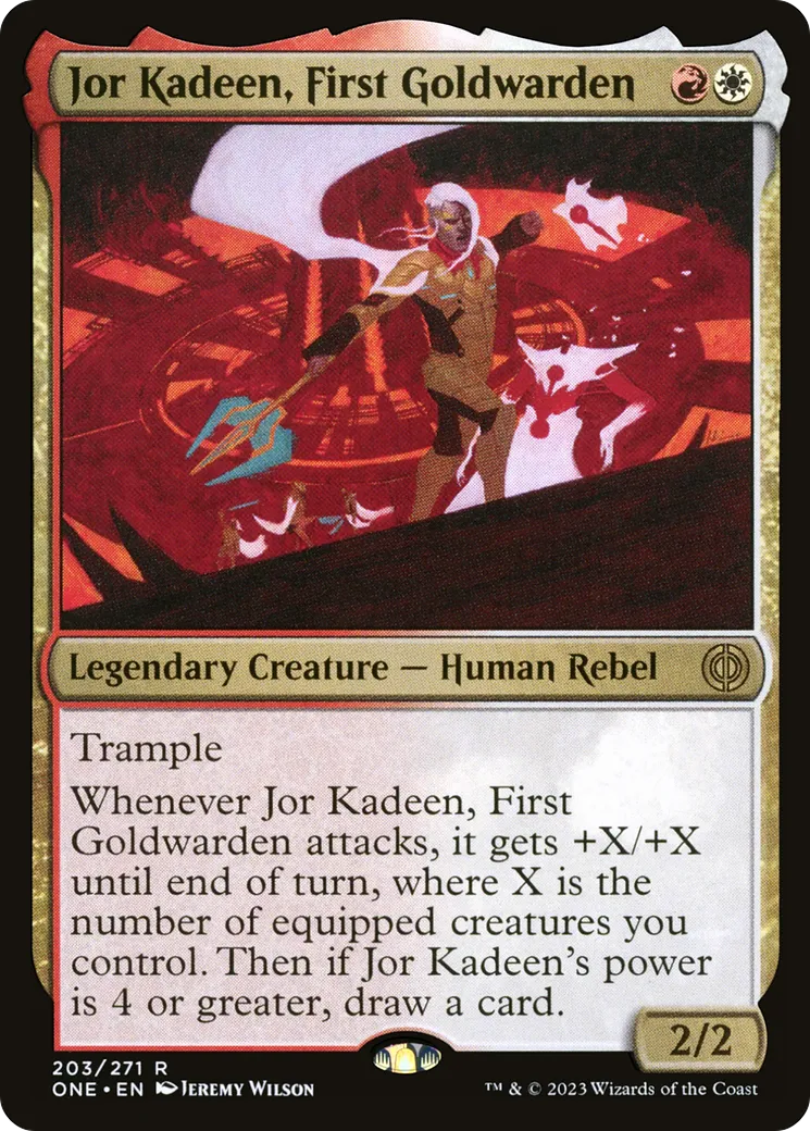 Jor Kadeen, First Goldwarden — Phyrexia: All Will Be One — Magic: The Gathering