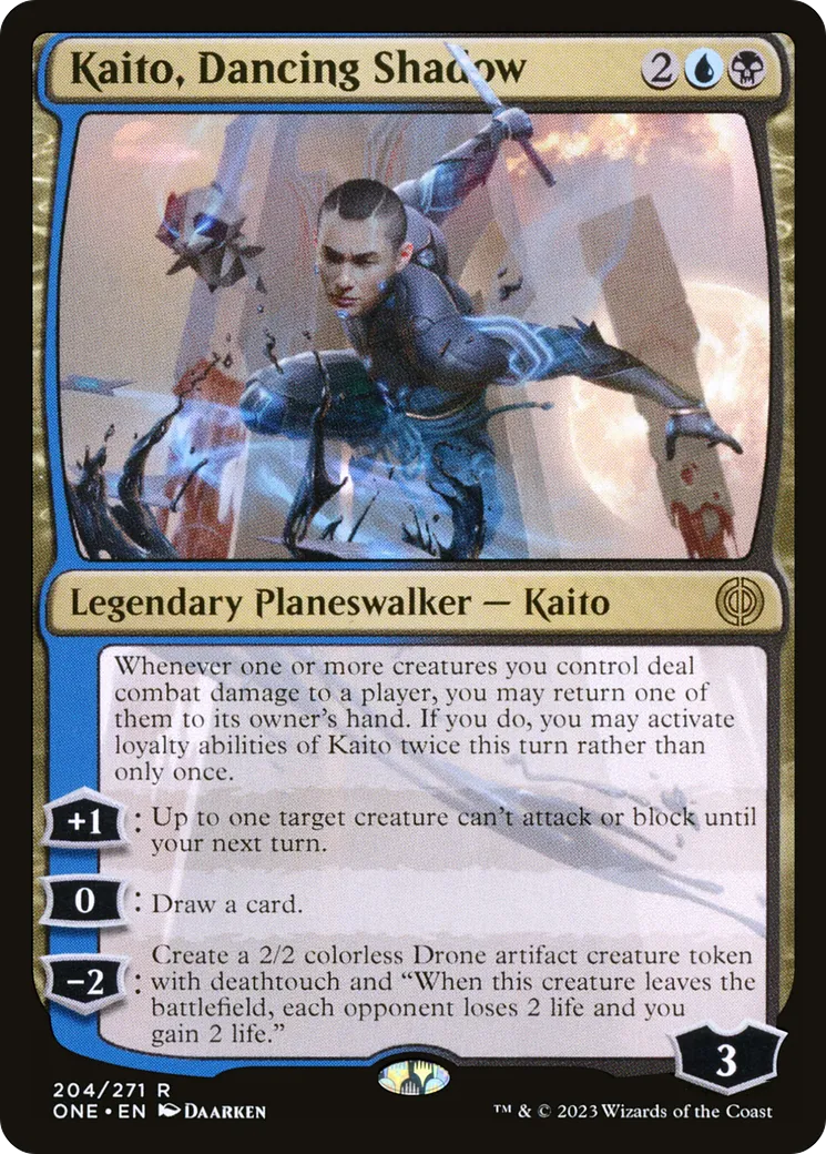 Kaito, Dancing Shadow — Phyrexia: All Will Be One — Magic: The Gathering