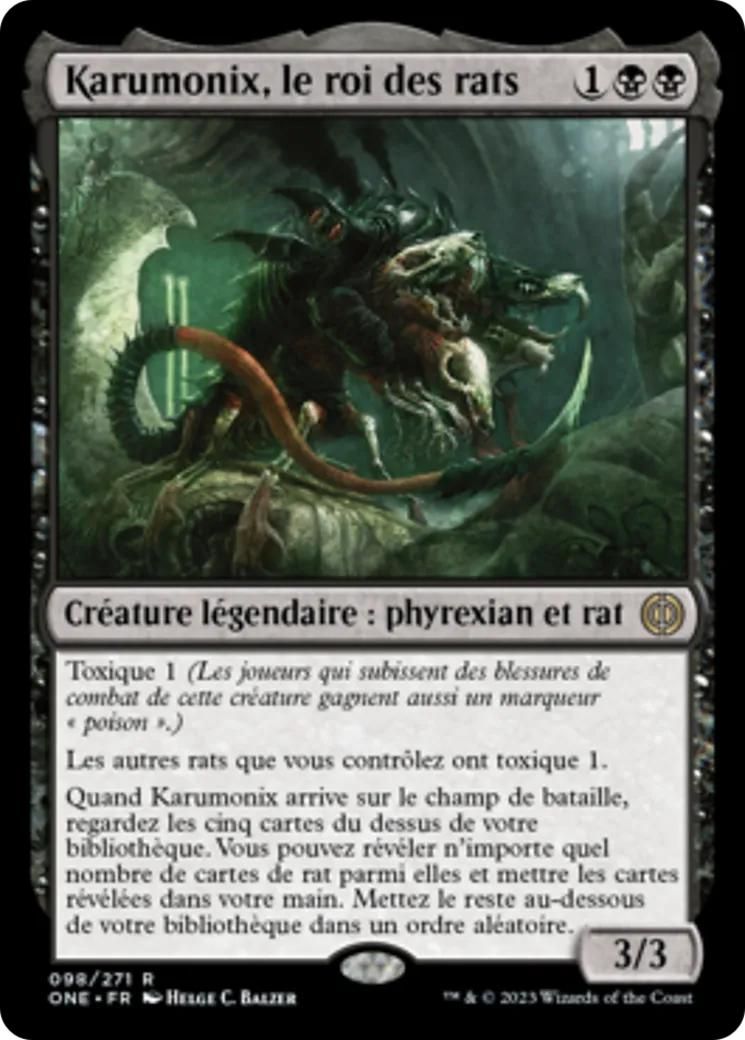 Karumonix, le roi des rats — Phyrexia: All Will Be One — Magic: The Gathering