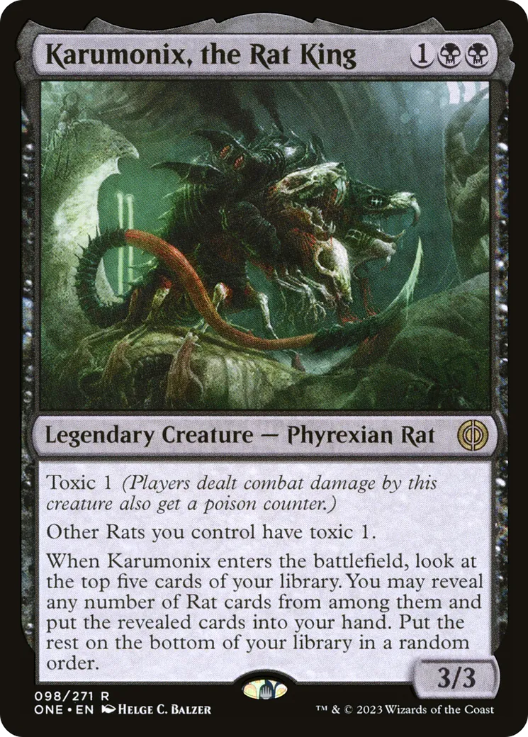 Karumonix, the Rat King — Phyrexia: All Will Be One — Magic: The Gathering