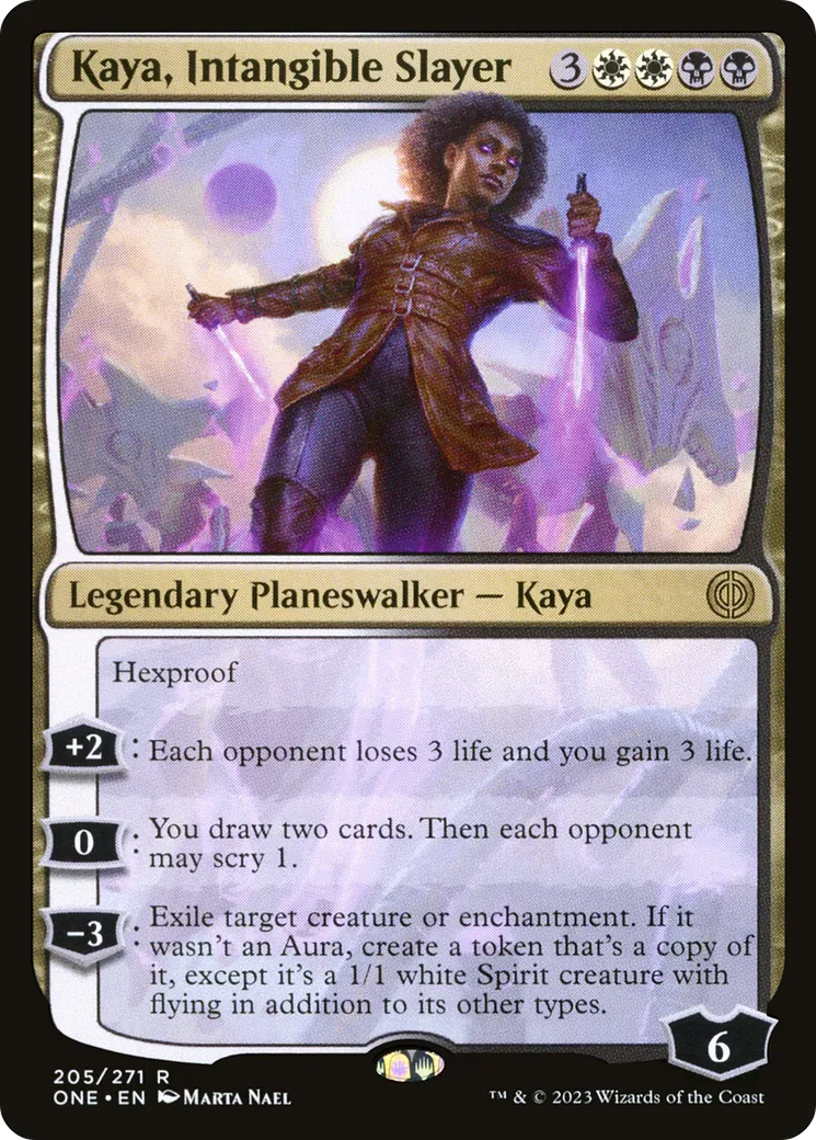 Kaya, Intangible Slayer — Phyrexia: All Will Be One — Magic: The Gathering