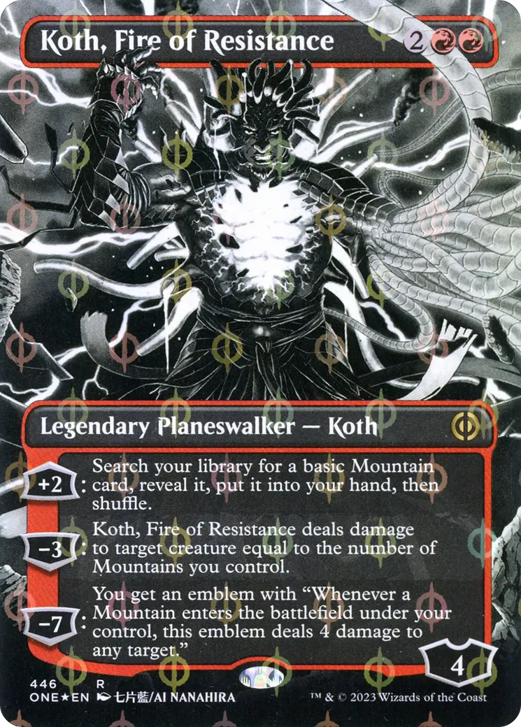 Koth, feu de la résistance — Phyrexia: All Will Be One — Magic: The Gathering