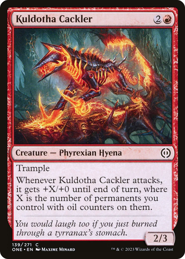 Kuldotha Cackler — Phyrexia: All Will Be One — Magic: The Gathering