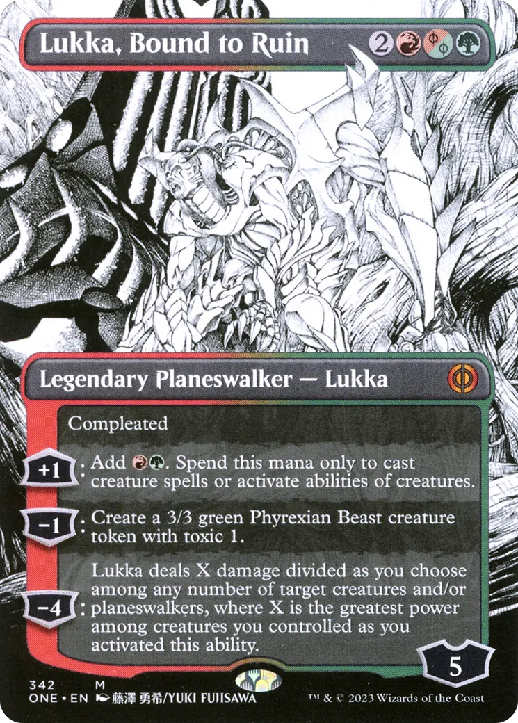 Lukka, Bound to Ruin — Phyrexia: All Will Be One — Magic: The Gathering