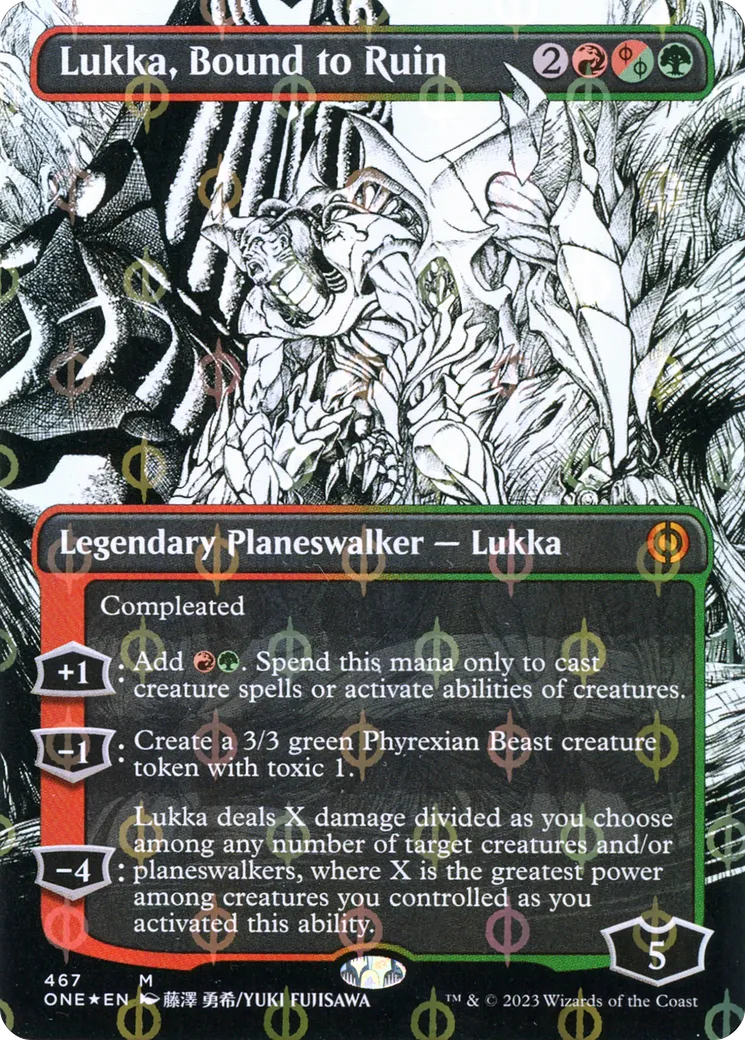 Lukka, voué à la ruine — Phyrexia: All Will Be One — Magic: The Gathering