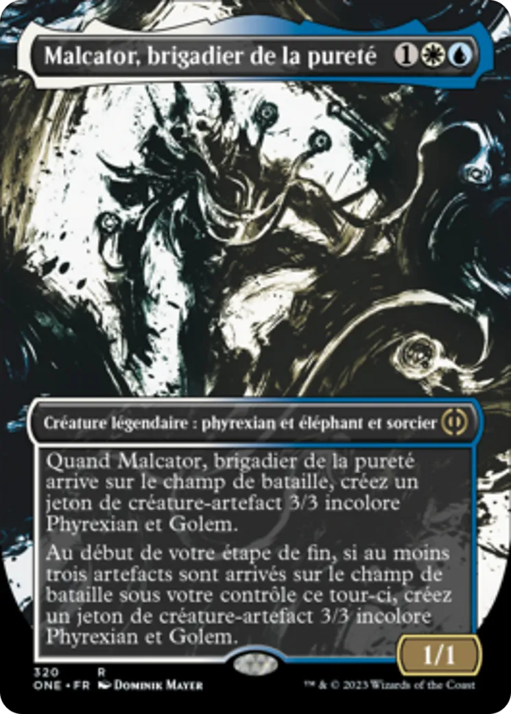 Malcator, brigadier de la pureté — Phyrexia: All Will Be One — Magic: The Gathering