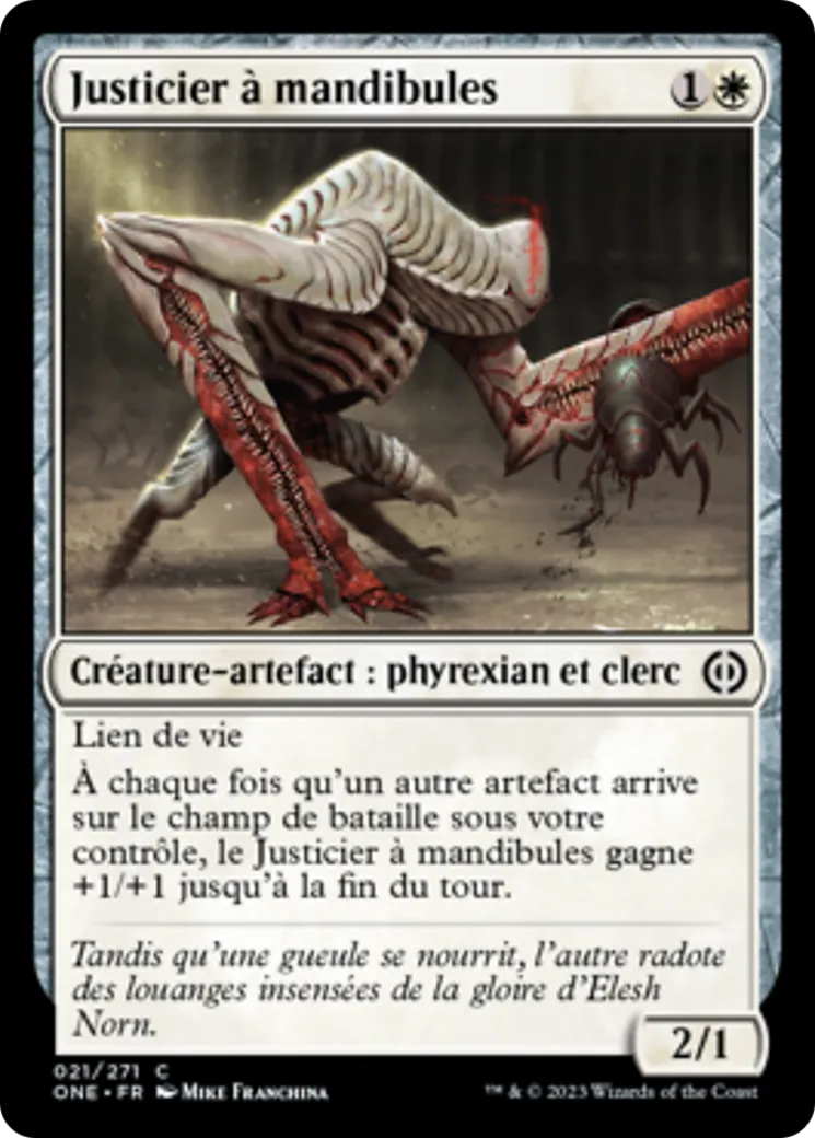 Justicier à mandibules — Phyrexia: All Will Be One — Magic: The Gathering