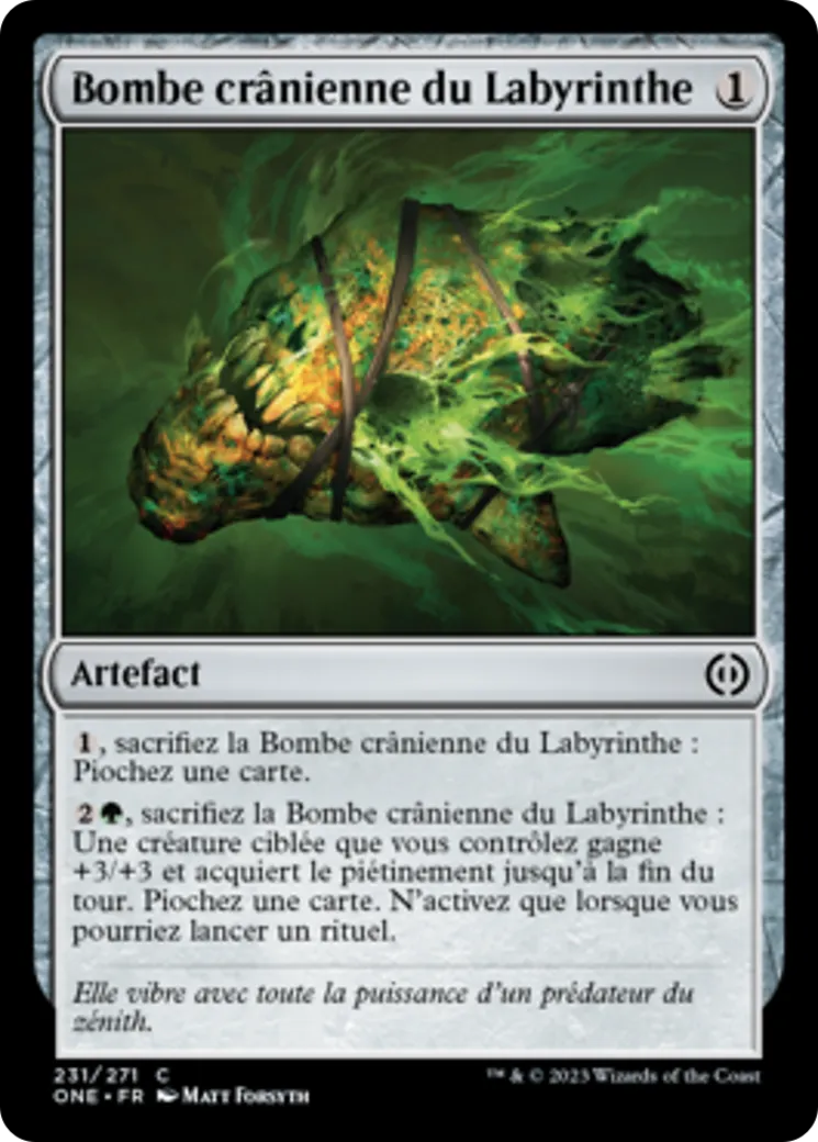 Bombe crânienne du Labyrinthe — Phyrexia: All Will Be One — Magic: The Gathering