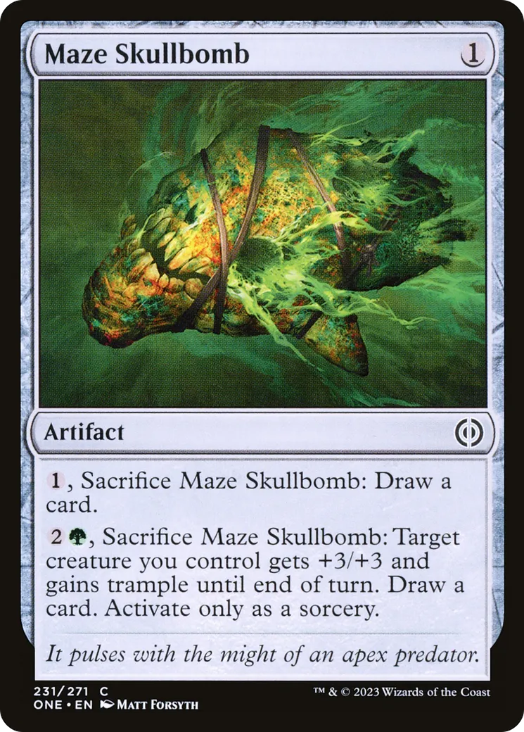 Bombe crânienne du Labyrinthe — Phyrexia: All Will Be One — Magic: The Gathering