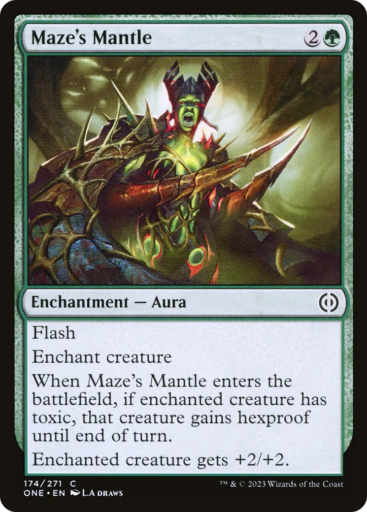 Manteau du labyrinthe — Phyrexia: All Will Be One — Magic: The Gathering