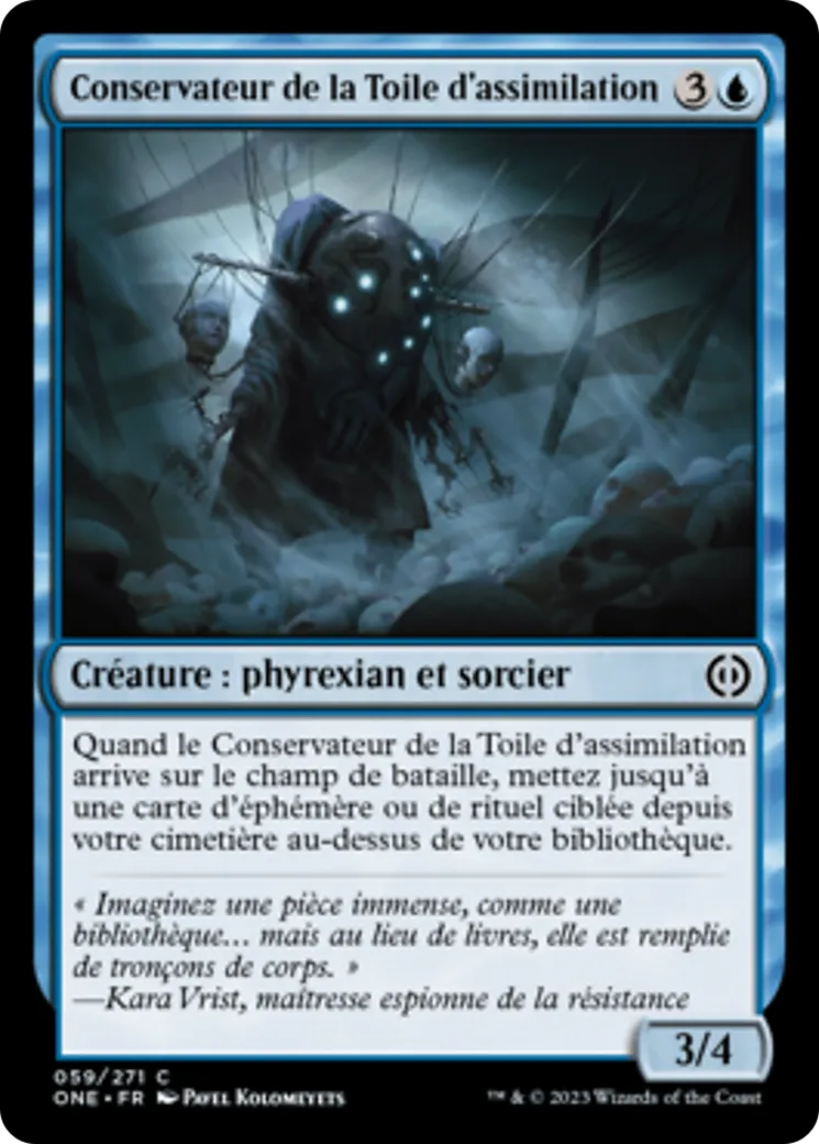 Conservateur de la Toile d'assimilation — Phyrexia: All Will Be One — Magic: The Gathering