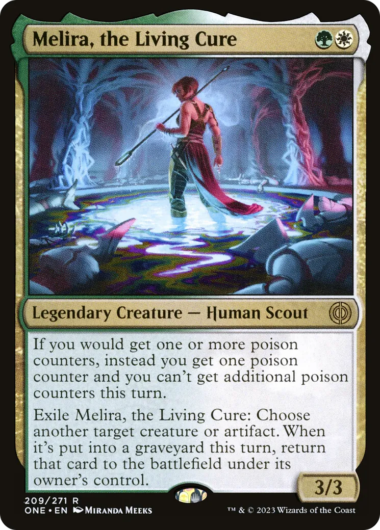 Melira, the Living Cure — Phyrexia: All Will Be One — Magic: The Gathering