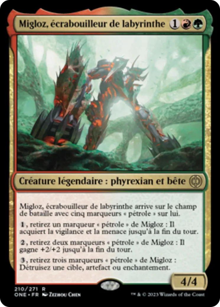 Migloz, écrabouilleur de labyrinthe — Phyrexia: All Will Be One — Magic: The Gathering