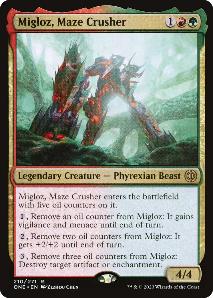 Migloz, Maze Crusher — Phyrexia: All Will Be One — Magic: The Gathering