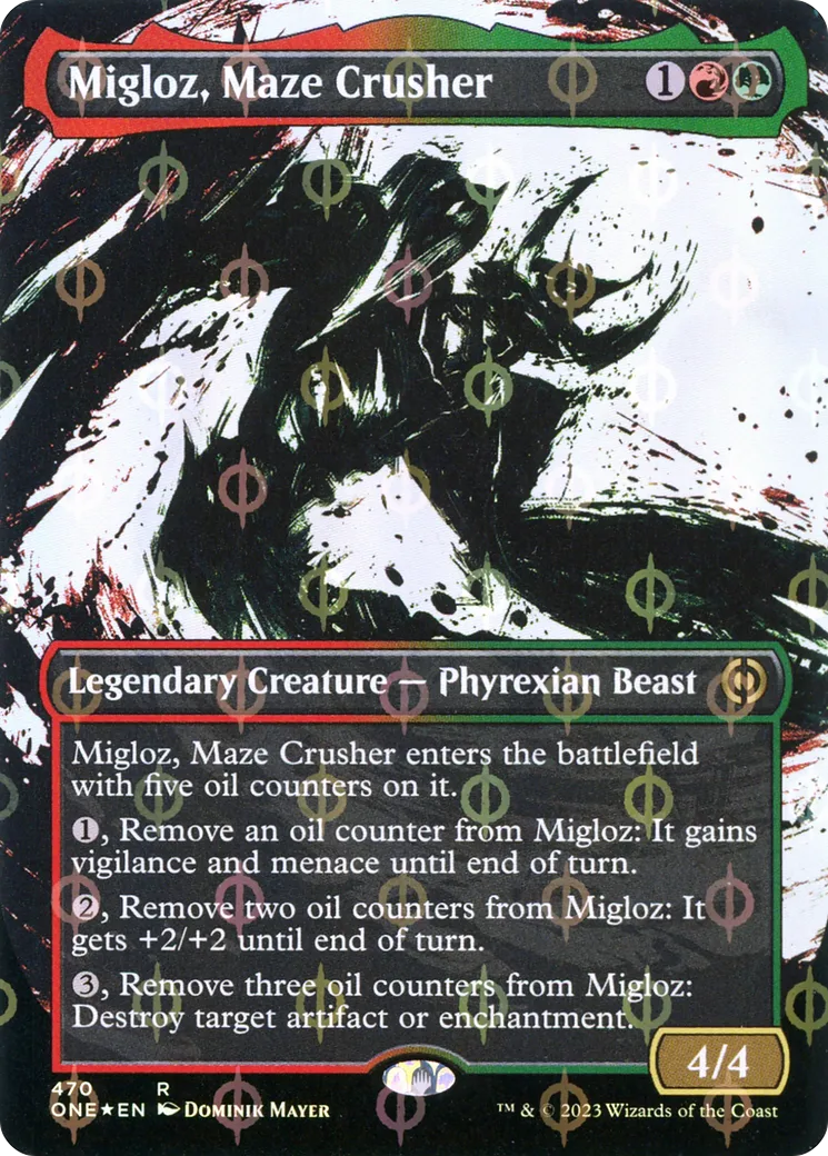 Migloz, écrabouilleur de labyrinthe — Phyrexia: All Will Be One — Magic: The Gathering