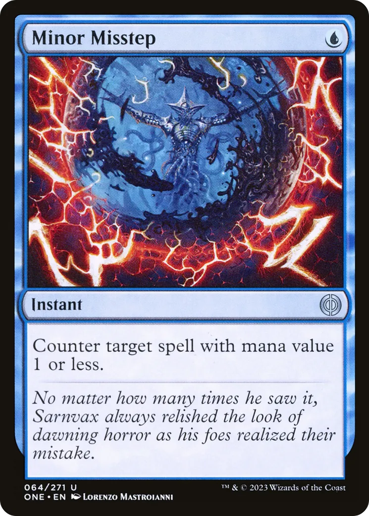 Faux-pas mineur — Phyrexia: All Will Be One — Magic: The Gathering