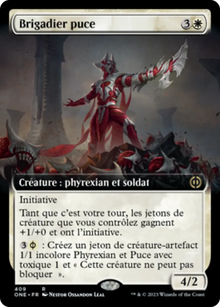 Brigadier puce — Phyrexia: All Will Be One — Magic: The Gathering