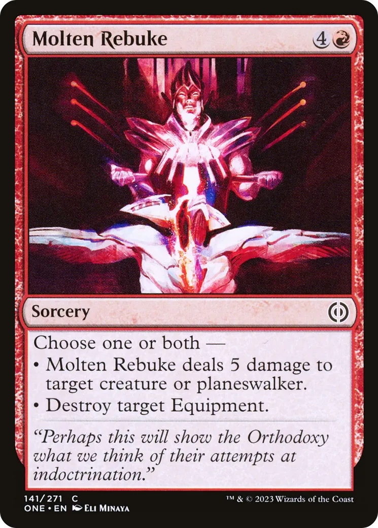 Blâme en fusion — Phyrexia: All Will Be One — Magic: The Gathering