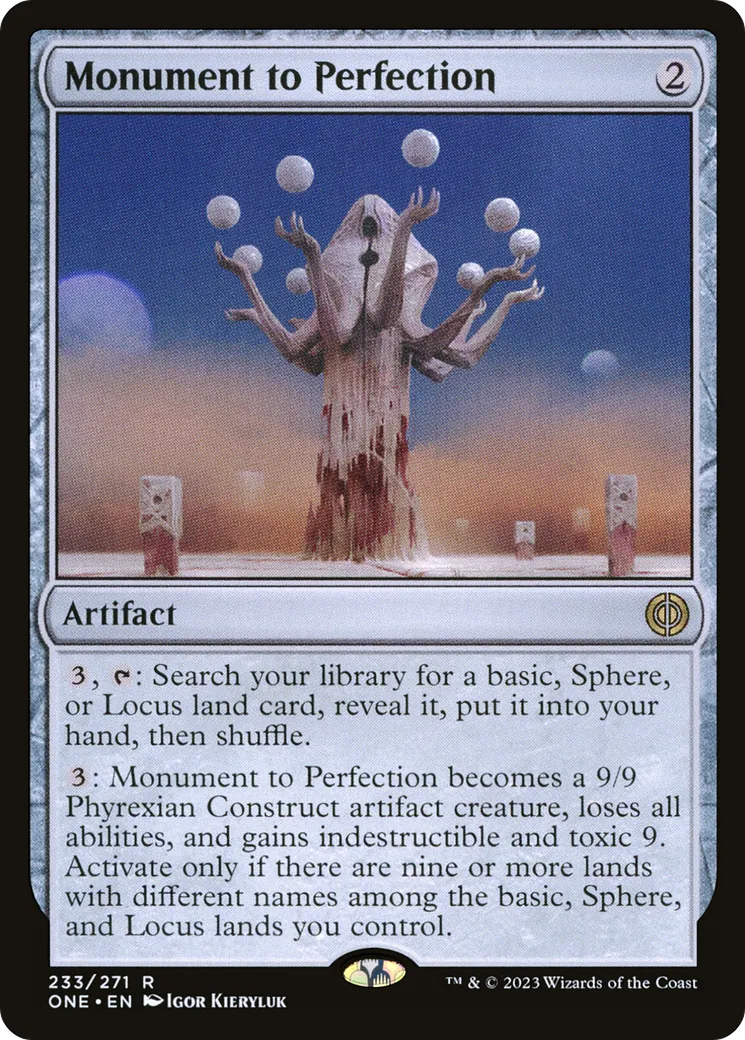 Monument to Perfection — Phyrexia: All Will Be One — Magic: The Gathering