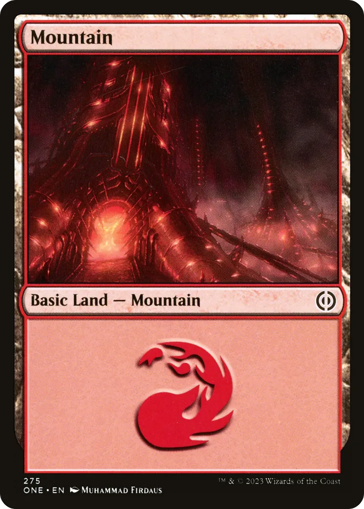 Mountain — Phyrexia: All Will Be One — Magic: The Gathering