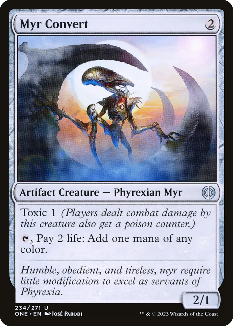 Converti myr — Phyrexia: All Will Be One — Magic: The Gathering